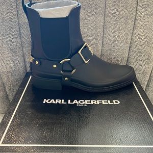 Neve worn Karl Lagerfeld rain boot